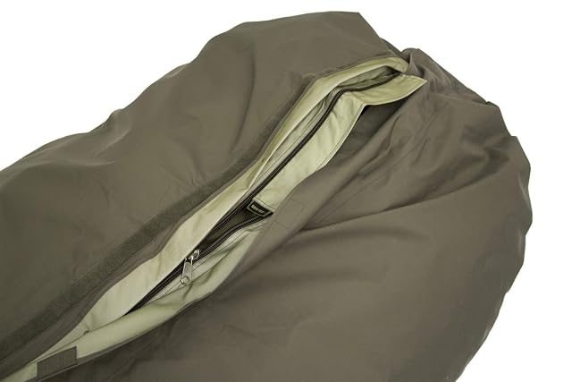 Funda de saco de dormir Carinthia verde oliva en Gore-Tex de 3 capas