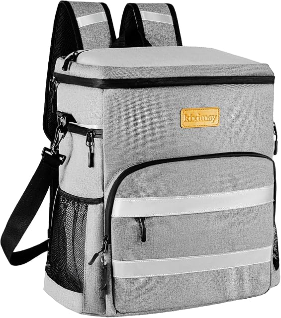 Bolsa nevera plegable kiximay de 30 litros llevada como mochila