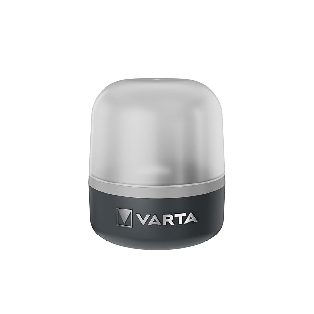Farol de camping de dinamo VARTA L10RH con manivela y gancho en la base