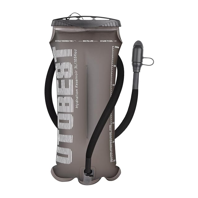 Bolsa de hidratación UTOBEST de TPU de 3 litros con manguera de beber aislada