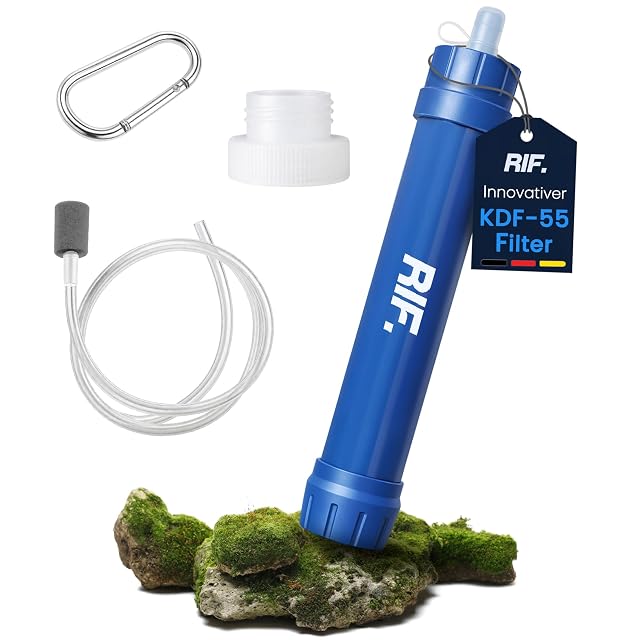 Filtro de agua de montaña RIF. con adaptador universal de botella