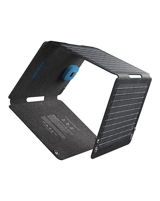 Panel solar plegable Anker SOLIX PS30 de 30 W con salidas USB-A y USB-C