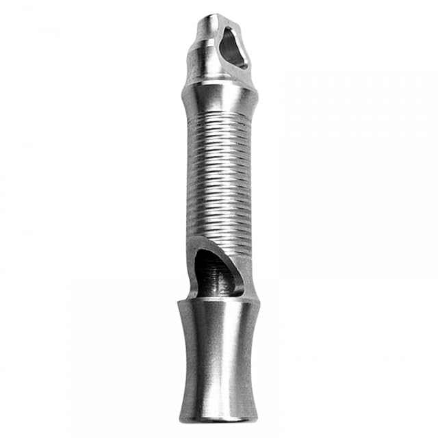 Silbato para perros y de adiestramiento DONGKER de acero inoxidable en un cordón de cuello