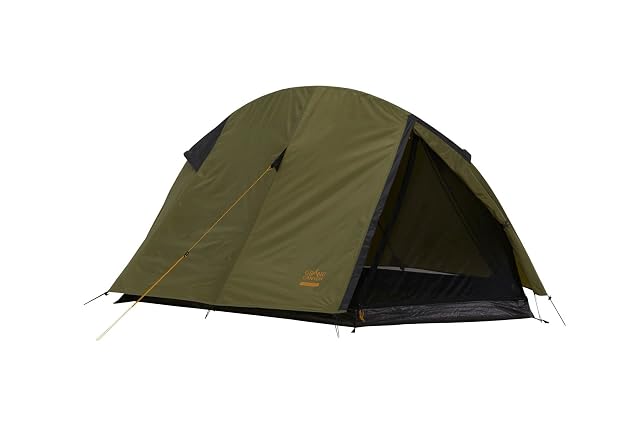 Tienda iglú Grand Canyon CARDOVA 1 verde oliva con arco de una sola varilla e interior de malla